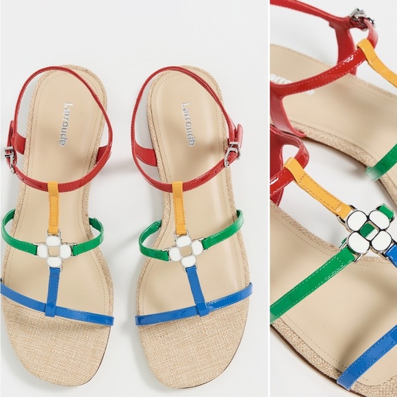 NIB • Larroude Hana Flats in Azure - Picture 6 of 7